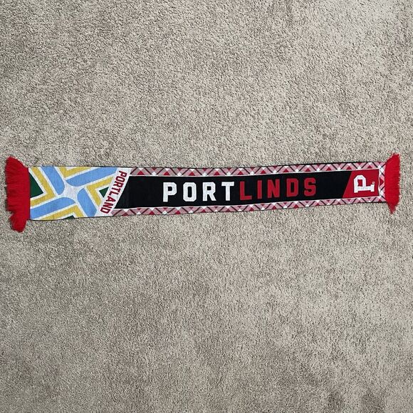 Portland Thorns Scarf Black Red The Great Horan PORTLINDS Lindsey Heaps Ruffneck - Picture 3 of 6